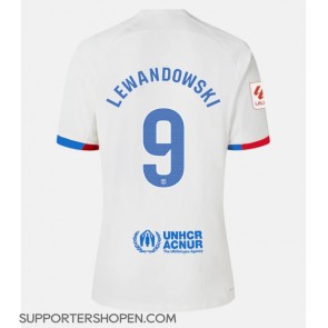Barcelona Robert Lewandowski #9 Borta Matchtröja 2023-24 Kortärmad